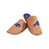 Buffalo Bills NFL Mens Flannel Lined Brown Suede Scuff Slipper