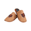 Chicago Bears NFL Mens Flannel Lined Brown Suede Scuff Slipper