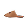 Chicago Bears NFL Mens Flannel Lined Brown Suede Scuff Slipper