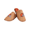 Cleveland Browns NFL Mens Flannel Lined Brown Suede Scuff Slipper
