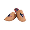 Houston Texans NFL Mens Flannel Lined Brown Suede Scuff Slipper