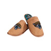 Jacksonville Jaguars NFL Mens Flannel Lined Brown Suede Scuff Slipper