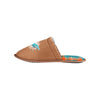 Miami Dolphins NFL Mens Flannel Lined Brown Suede Scuff Slipper
