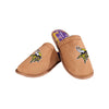 Minnesota Vikings NFL Mens Flannel Lined Brown Suede Scuff Slipper