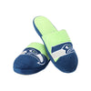 Seattle Seahawks NFL Mens Colorblock Slide Slippers