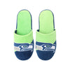 Seattle Seahawks NFL Mens Colorblock Slide Slippers