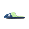 Seattle Seahawks NFL Mens Colorblock Slide Slippers