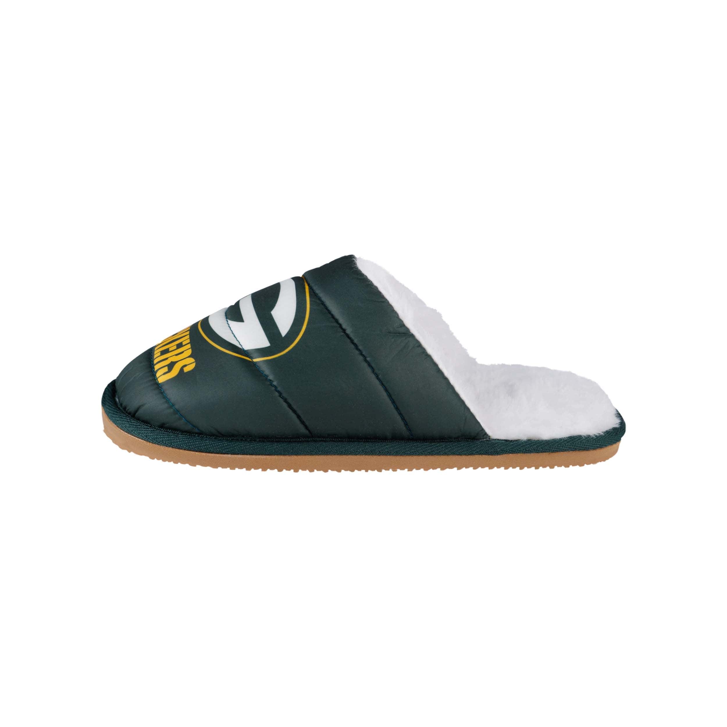 Green Bay Packers NFL Team Big Logo Slide Slippers