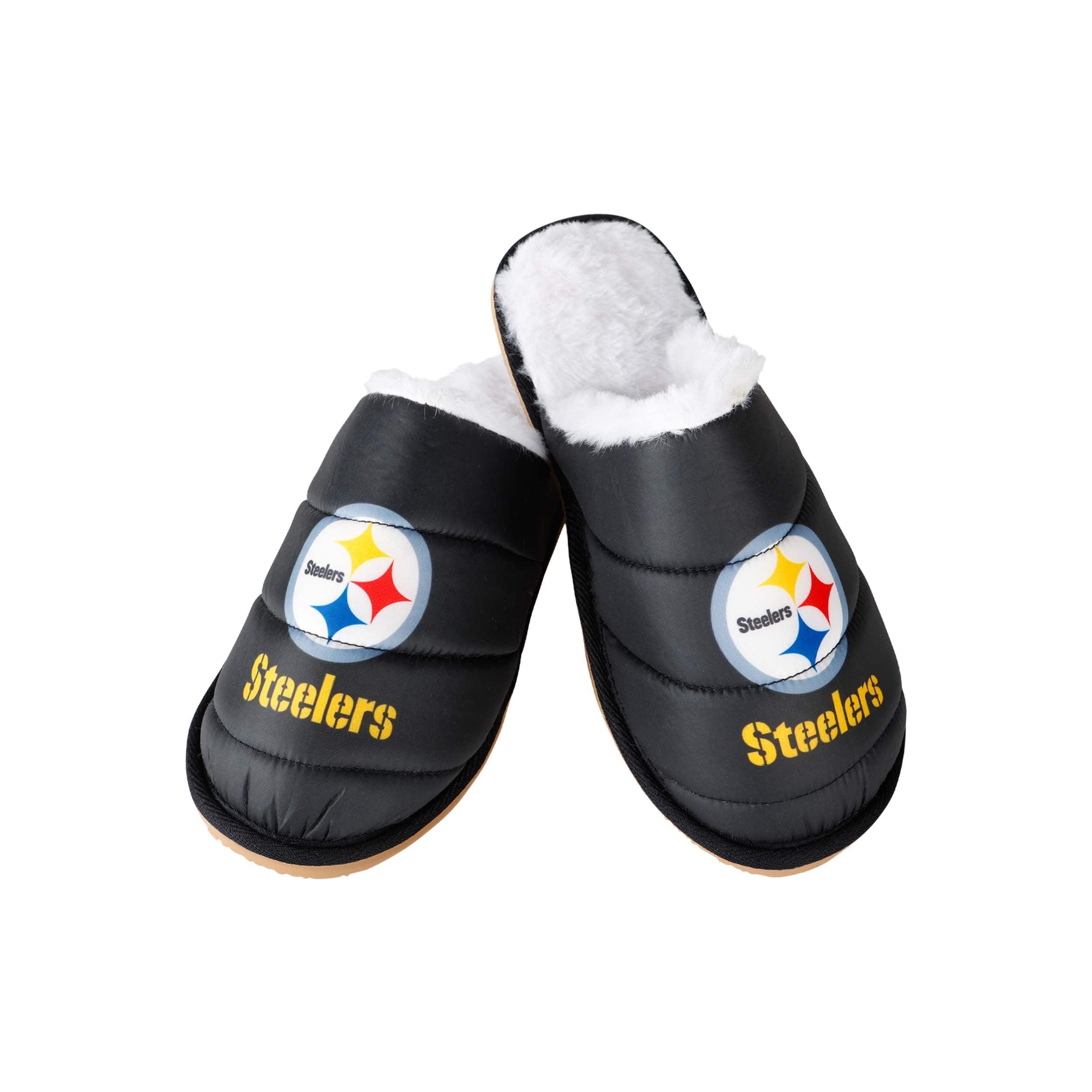 Pittsburgh Steelers Big Logo Scuff Slippers