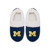 Michigan Wolverines NCAA Womens Team Color Moccasin Slipper