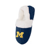 Michigan Wolverines NCAA Womens Team Color Moccasin Slipper