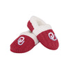 Oklahoma Sooners NCAA Womens Team Color Fur Moccasin Slippers