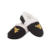 West Virginia Mountaineers NCAA Womens Team Color Fur Moccasin Slippers