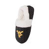 West Virginia Mountaineers NCAA Womens Team Color Fur Moccasin Slippers