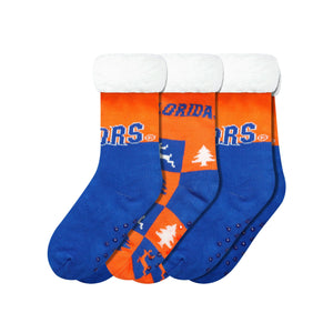 Florida Gators NCAA Womens Fan Footy 3 Pack Slipper Socks