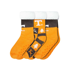Tennessee Volunteers NCAA Womens Fan Footy 3 Pack Slipper Socks