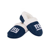 New York Giants NFL Womens Team Color Fur Moccasin Slippers