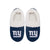 New York Giants NFL Womens Team Color Fur Moccasin Slippers