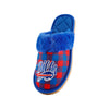 Buffalo Bills NFL Womens Plaid Sherpa Mule Slipper