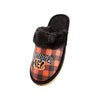 Cincinnati Bengals NFL Womens Plaid Sherpa Mule Slipper