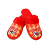 Kansas City Chiefs NFL Womens Plaid Sherpa Mule Slipper