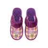 Minnesota Vikings NFL Womens Plaid Sherpa Mule Slipper