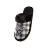 Las Vegas Raiders NFL Womens Plaid Sherpa Mule Slipper