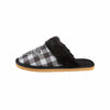 Las Vegas Raiders NFL Womens Plaid Sherpa Mule Slipper