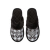 Las Vegas Raiders NFL Womens Plaid Sherpa Mule Slipper