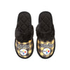 Pittsburgh Steelers NFL Womens Plaid Sherpa Mule Slipper