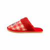 San Francisco 49ers NFL Womens Plaid Sherpa Mule Slipper