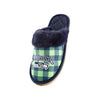 Seattle Seahawks NFL Womens Plaid Sherpa Mule Slipper