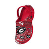 Georgia Bulldogs NCAA Mens Historic Print Clog With Strap