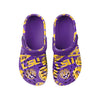 LSU Tigers NCAA Mens Historic Print Clog With Strap