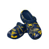 Michigan Wolverines NCAA Mens Historic Print Clog With Strap