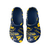 Michigan Wolverines NCAA Mens Historic Print Clog With Strap