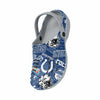 Indianapolis Colts NFL Mens Historic Print Clog With Strap