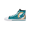 Miami Dolphins NFL Mens High Top Big Logo Canvas Shoes