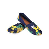 Michigan Wolverines NCAA Womens Floral Canvas Shoes