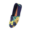 Michigan Wolverines NCAA Womens Floral Canvas Shoes