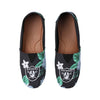 Las Vegas Raiders NFL Womens Floral Canvas Shoes