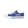 Duke Blue Devils NCAA Womens Color Glitter Low Top Canvas Shoes