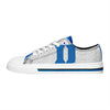 Duke Blue Devils NCAA Womens Glitter Low Top Canvas Shoe