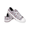 Mississippi State Bulldogs NCAA Womens Low Top Repeat Print Canvas Shoes