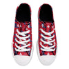 Ole Miss Rebels NCAA Womens Original Low Top Repeat Canvas Shoes