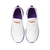 Clemson Tigers NCAA Gradient Midsole White Sneakers