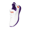 Clemson Tigers NCAA Gradient Midsole White Sneakers