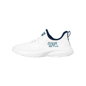 North Carolina Tar Heels NCAA Womens Midsole White Sneaker