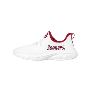 Oklahoma Sooners NCAA Womens Midsole White Sneaker