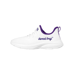 TCU Horned Frogs NCAA Womens Midsole White Sneaker